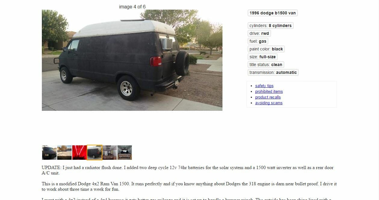 Craigslist Van