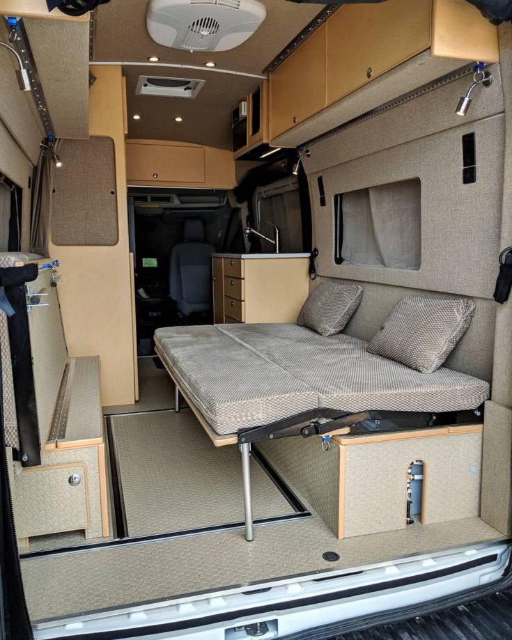 Ford Transit Camper Conversion Ideas And Inspiration Parked In Paradise 5726