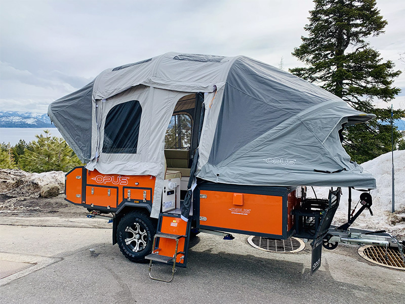 Best Pop Up Campers For Small Vehicles (2024) Parked In Paradise