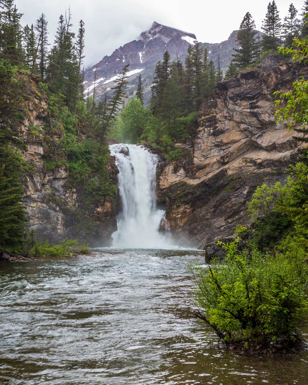 13 Best Waterfall Hikes In Glacier National Park » Parked In Paradise